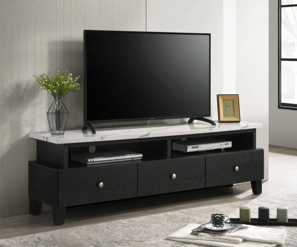 Alina - TV Stand - Black - Image 3