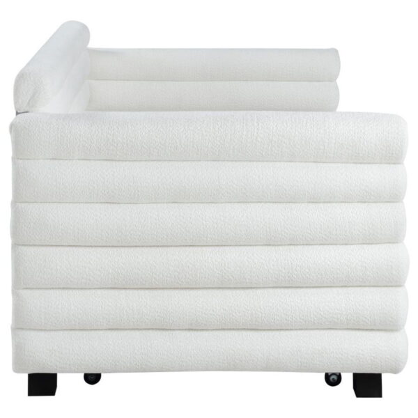 Patricia - Boucle Upholstered Day Bed With Trundle - Image 21