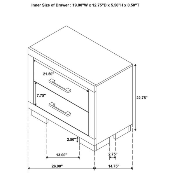 Jessica - Bedroom Set With LED - Image 41