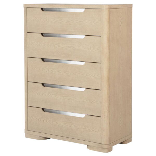 Ladera - 5-Drawer Bedroom Chest Of Drawers - Light Elm - Image 6