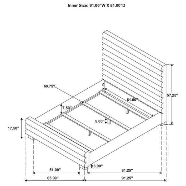 Patricia - Boucle Upholstered Bed - Image 15