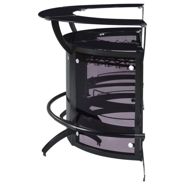 Dallas - 3-Piece Curved Freestanding Home Bar Cabinet - Image 13