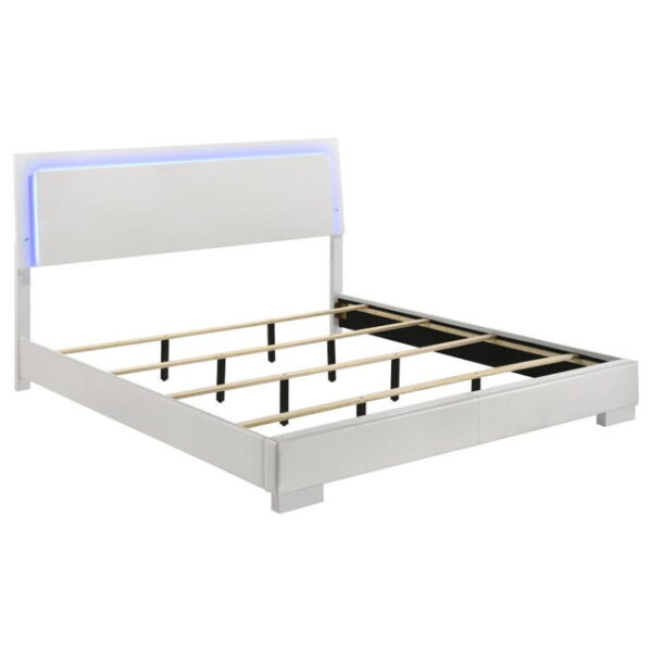 Felicity - Wood LED Panel Bed - Image 25