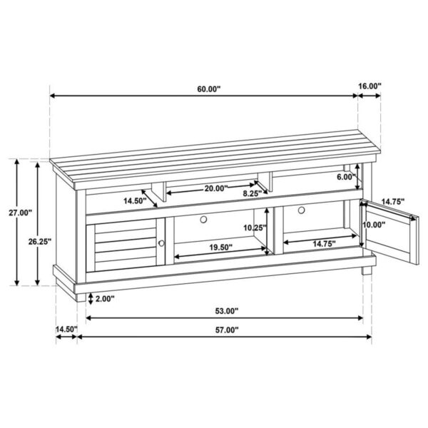 Payne - TV Stand Media Console - Image 3