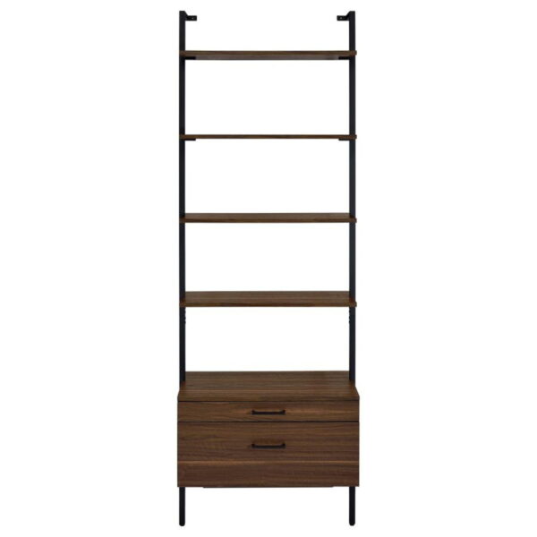 Owens - 3 Piece Wall Mounted Bookshelf Set - Walnut - Image 18