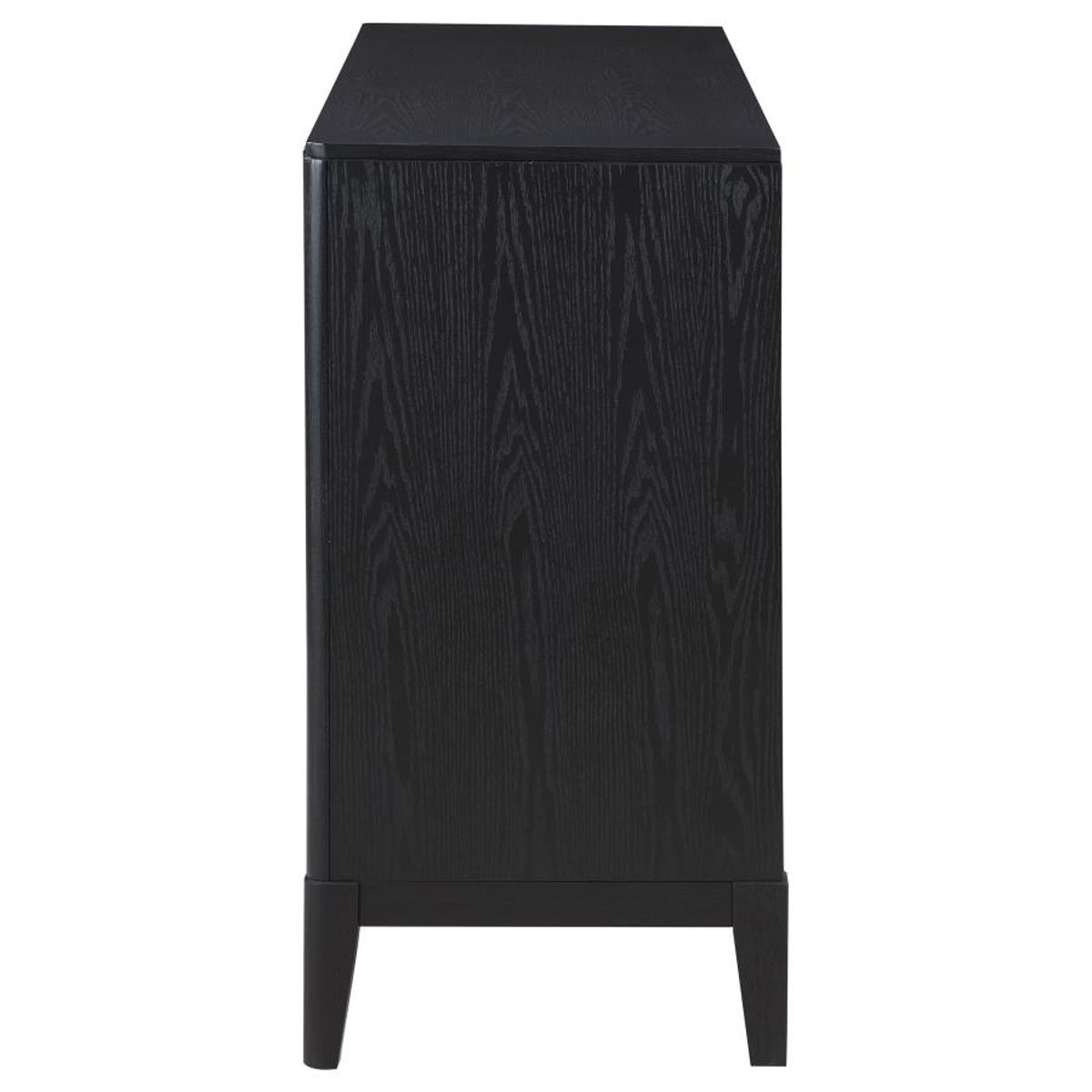 Brookmead - 4 Door Sideboard Buffet Storage Cabinet - Black - Image 4