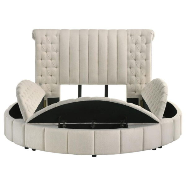 Sonya - Upholstered Round Storage Bed - Image 15