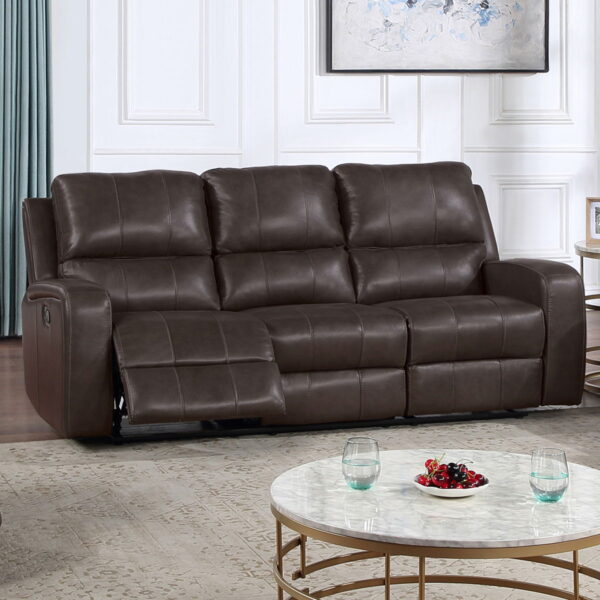 Linton - Leather Sofa With dual Recliner - Image 15