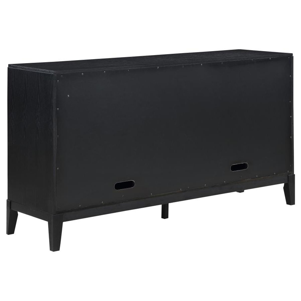 Brookmead - 4 Door Sideboard Buffet Storage Cabinet - Black - Image 5