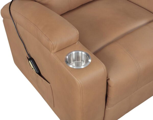 Armstrong - Upholstered Power Lift Massage Recliner - Image 27