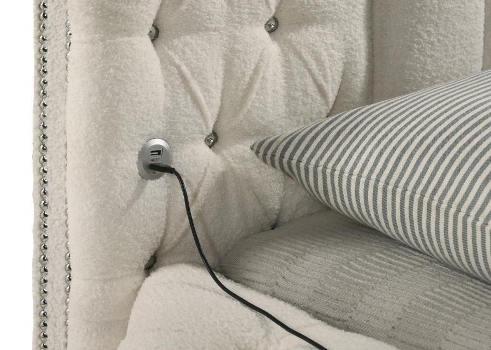 Sonya - Upholstered Round Storage Bed - Image 12
