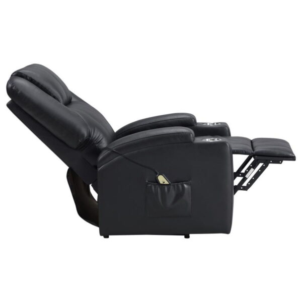Armstrong - Upholstered Power Lift Massage Recliner - Image 4