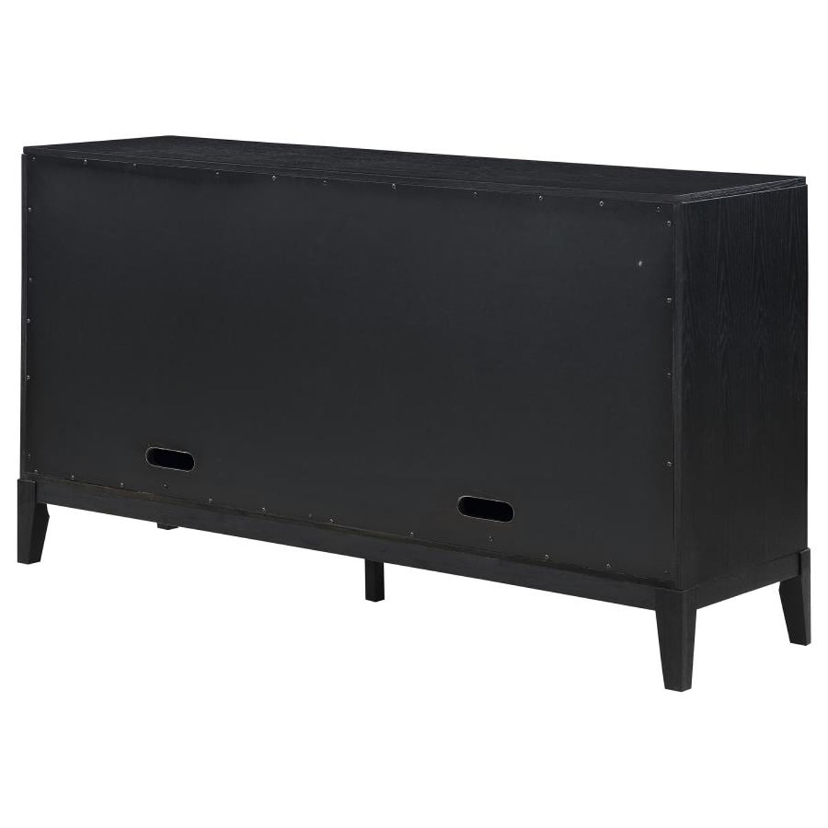 Brookmead - 4 Door Sideboard Buffet Storage Cabinet - Black - Image 2