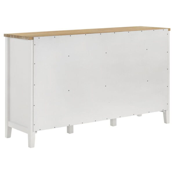 Hollis - 2 Door Dining Sideboard Buffet Storage Cabinet - White - Image 16