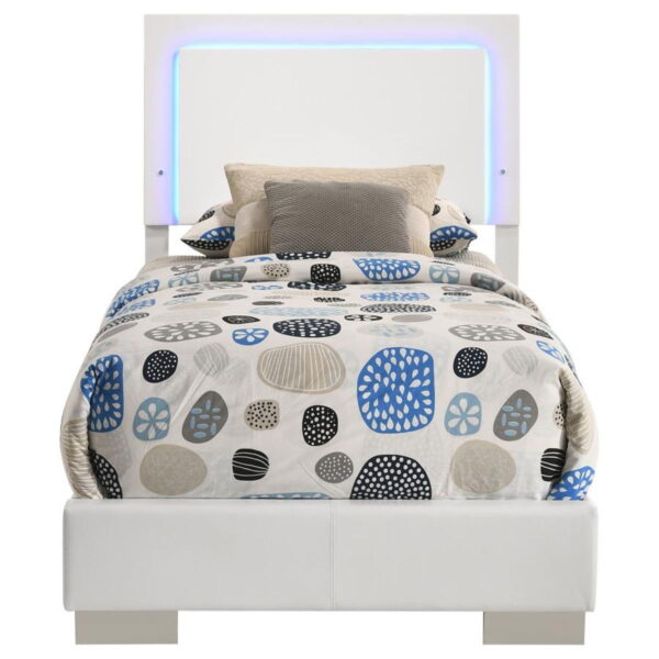 Felicity - Wood LED Panel Bed - Image 37