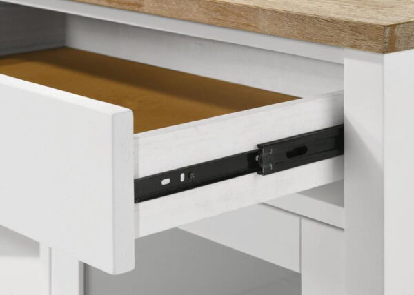 Hollis - 2 Door Dining Sideboard Buffet Storage Cabinet - White - Image 9