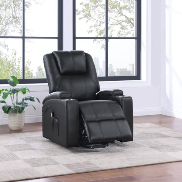 Armstrong - Upholstered Power Lift Massage Recliner - Image 30