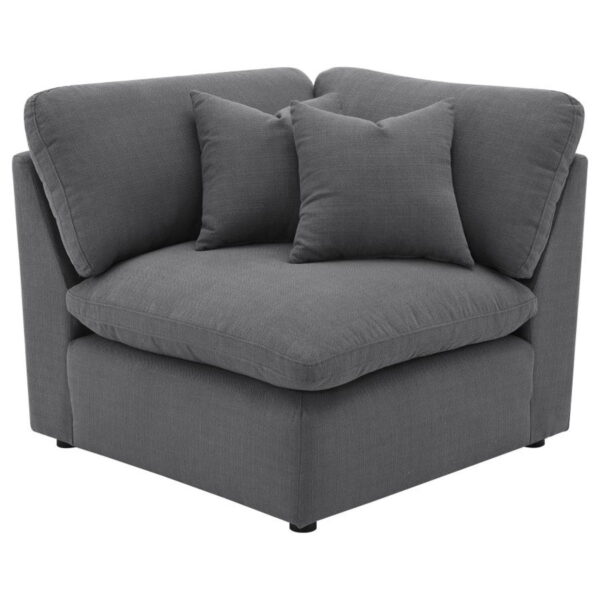 Hobson - Upholstered Modular Sectional Sofa With Ottoman - Image 7