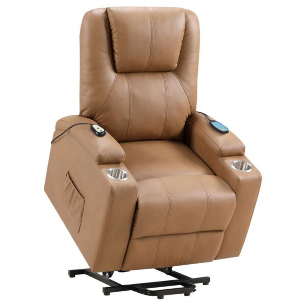Armstrong - Upholstered Power Lift Massage Recliner - Image 29