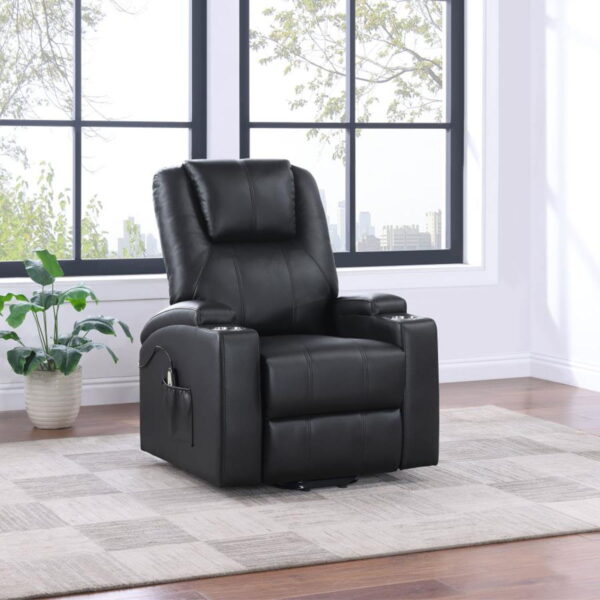 Armstrong - Upholstered Power Lift Massage Recliner - Image 34