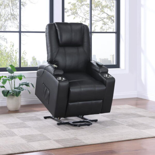Armstrong - Upholstered Power Lift Massage Recliner - Image 33