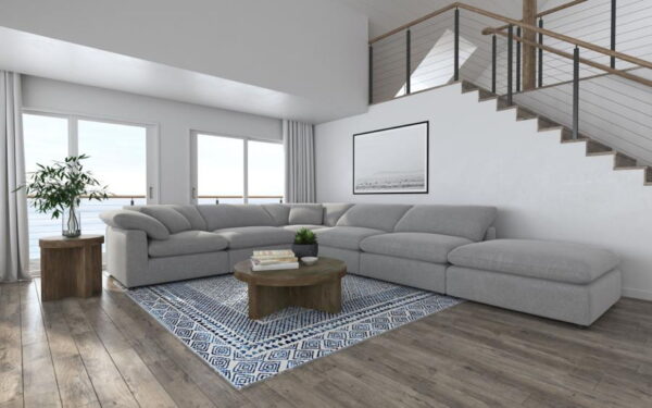 Raleigh - Boucle Upholstered Modular Sectional - Image 57