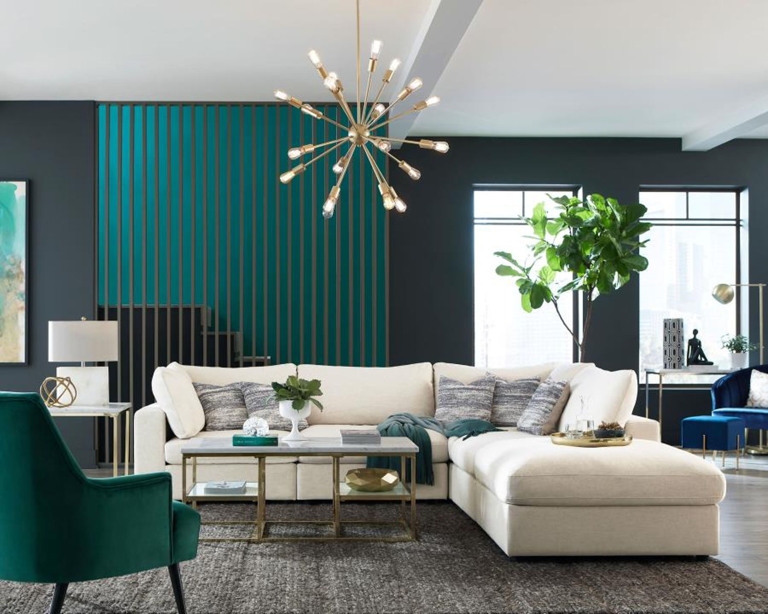 Serene - Upholstered Modular Sectional Sofa - Image 92