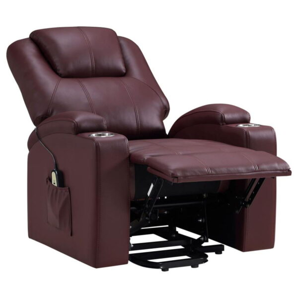 Armstrong - Upholstered Power Lift Massage Recliner - Image 12