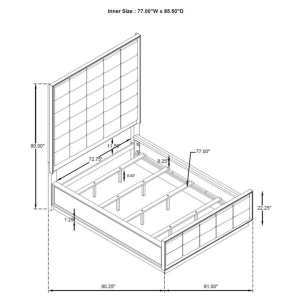 Durango - Wood Panel Bed - Image 47