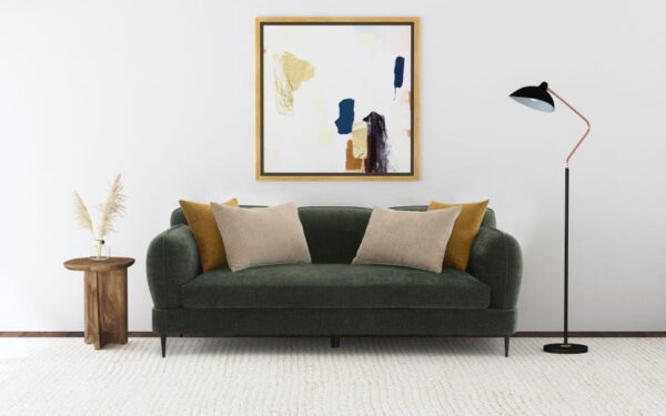 Jade - Chenille Upholstered Modern Track Arm Sofa - Image 22