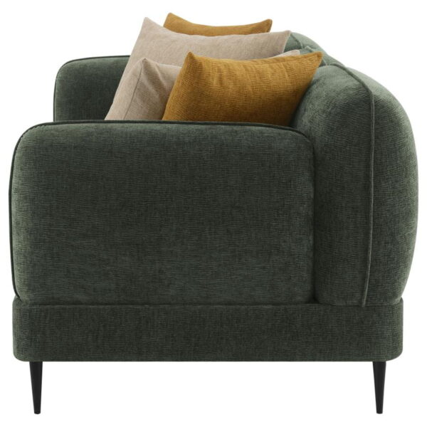 Jade - Chenille Upholstered Modern Track Arm Sofa - Image 15
