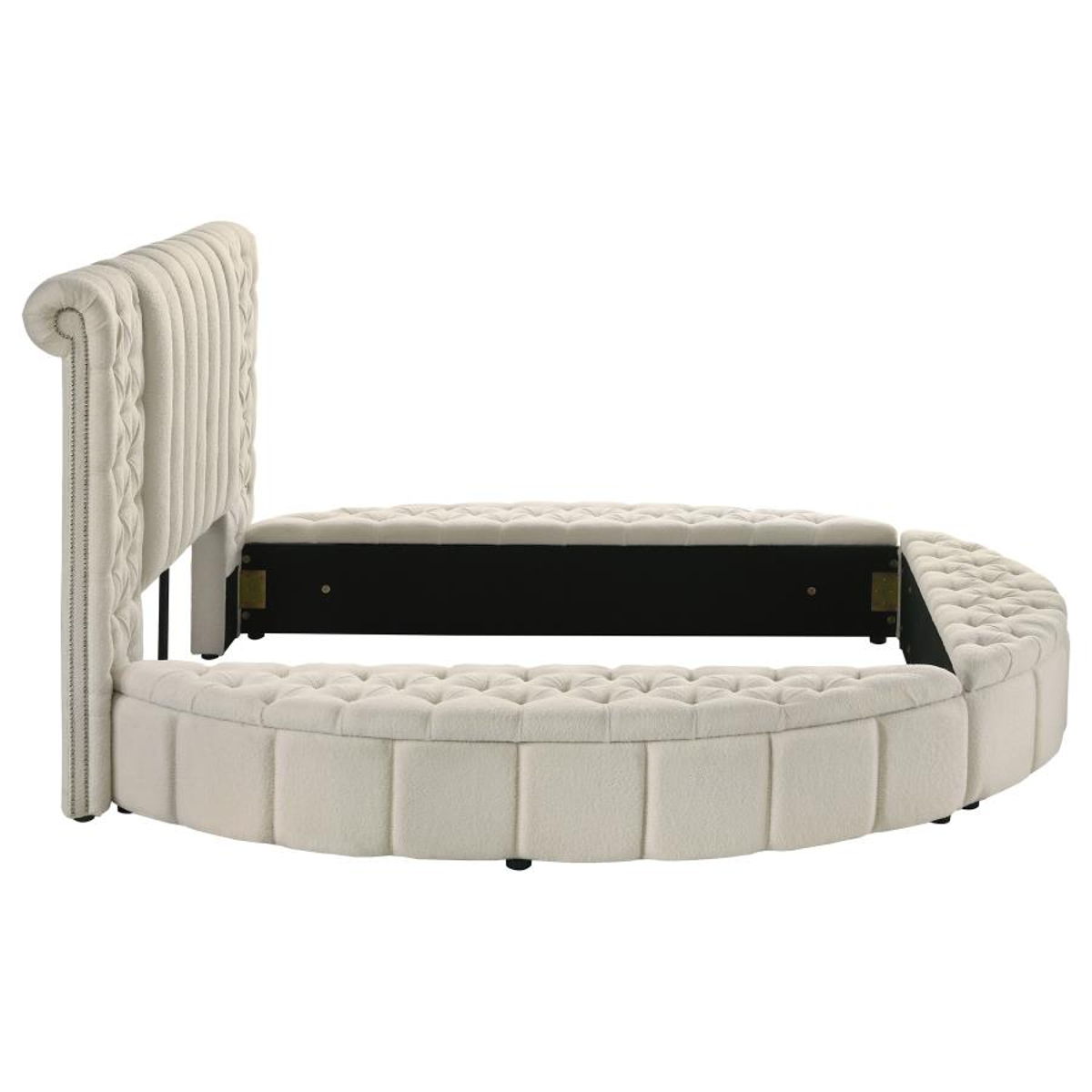 Sonya - Upholstered Round Storage Bed - Image 2