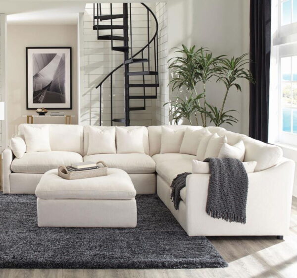 Hobson - Upholstered Modular Sectional Sofa With Ottoman - Image 20