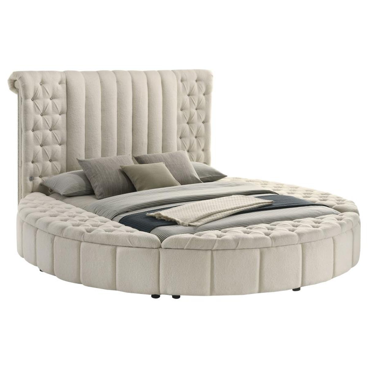 Sonya - Upholstered Round Storage Bed - Image 9