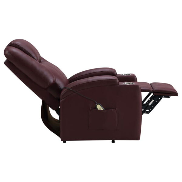 Armstrong - Upholstered Power Lift Massage Recliner - Image 2