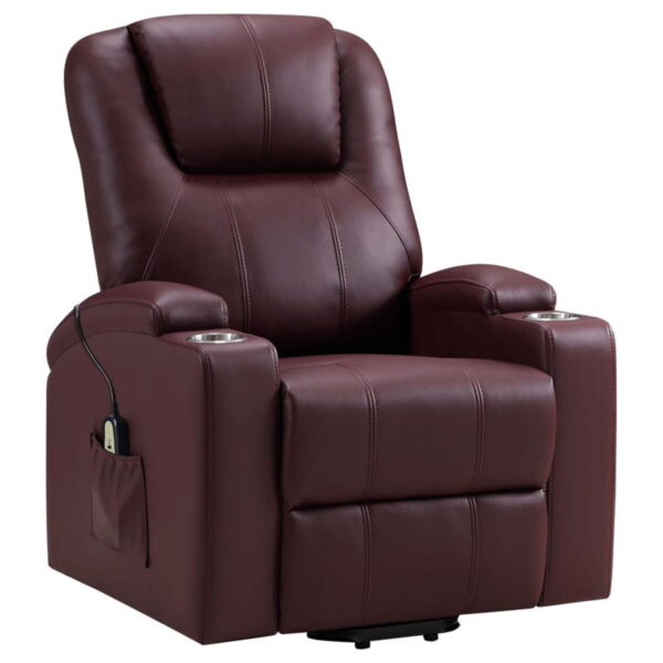 Armstrong - Upholstered Power Lift Massage Recliner - Image 8