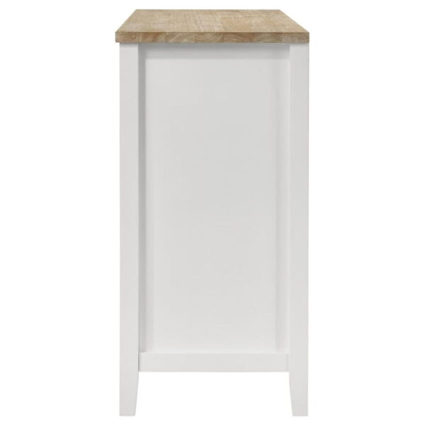 Hollis - 2 Door Dining Sideboard Buffet Storage Cabinet - White - Image 10