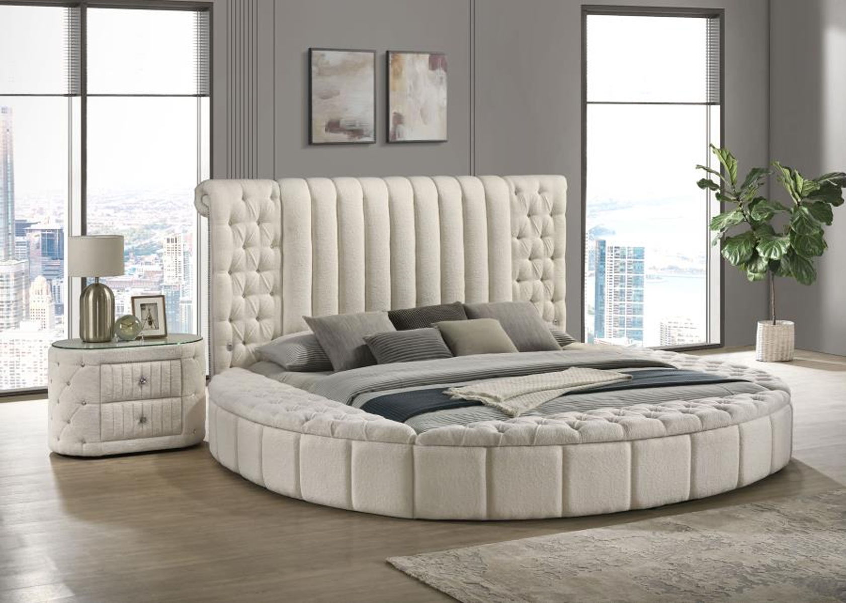 Sonya - Upholstered Round Storage Bed - Image 8
