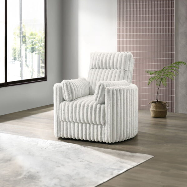 Embrace - Swivel Accent Chair - Cream - Image 3