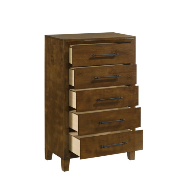 Ballard - 5 Drawer Chest - Walnut - Image 4