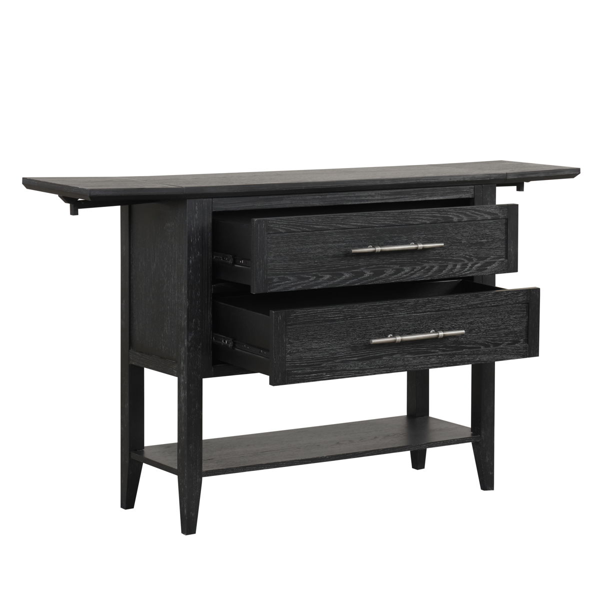 Sable Crest - Drop Leaf Server - Black - Image 10