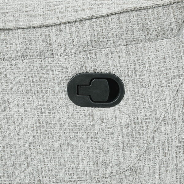 Chablis - Glider Recliner With Heat And Massage - Mist Gray - Image 7