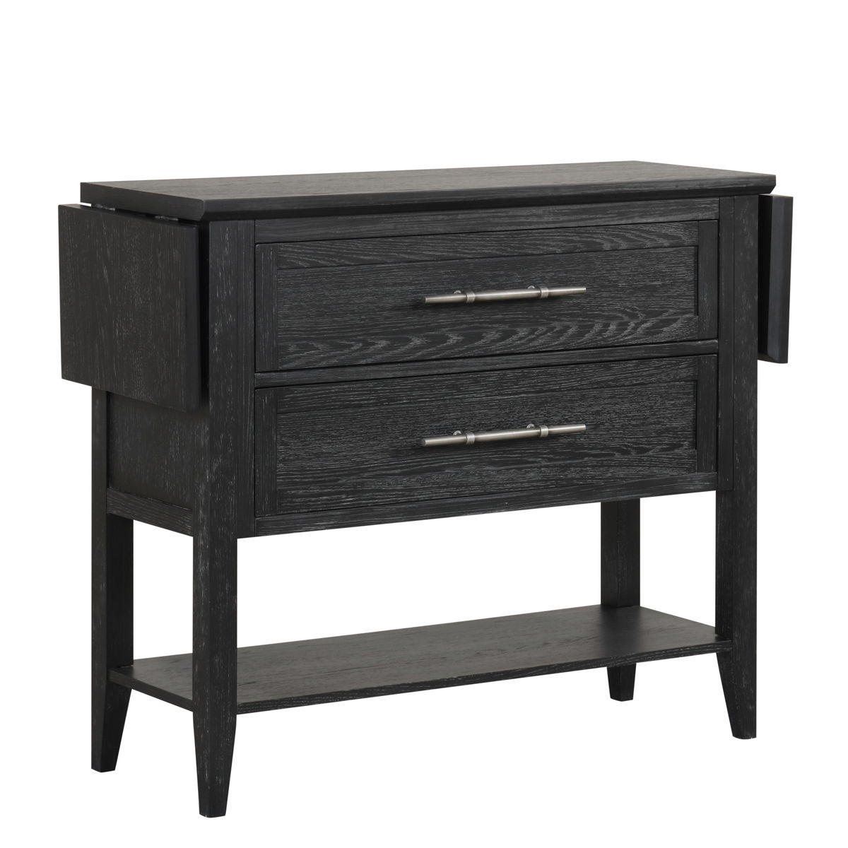 Sable Crest - Drop Leaf Server - Black - Image 9