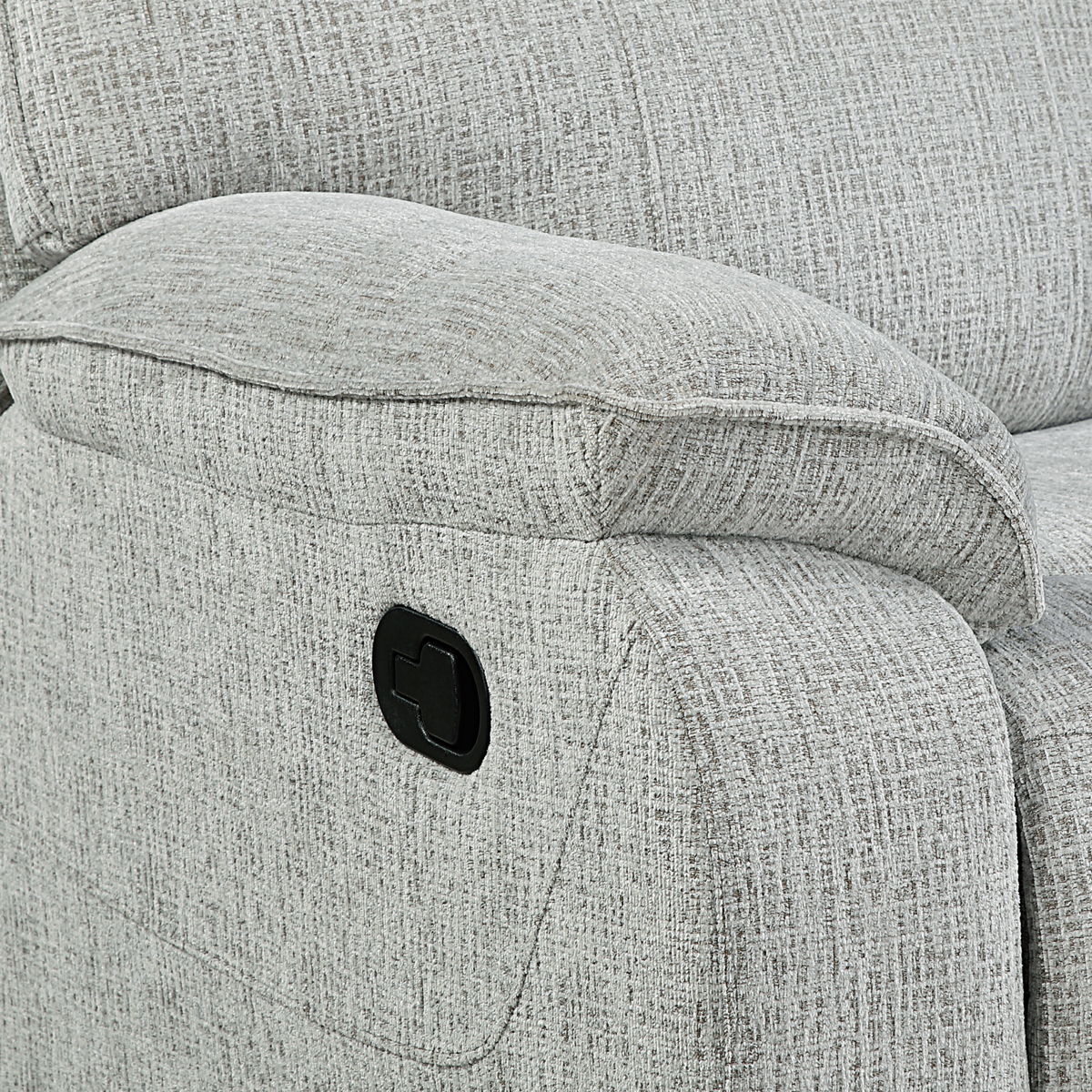 Chablis - Glider Recliner With Heat And Massage - Mist Gray - Image 4