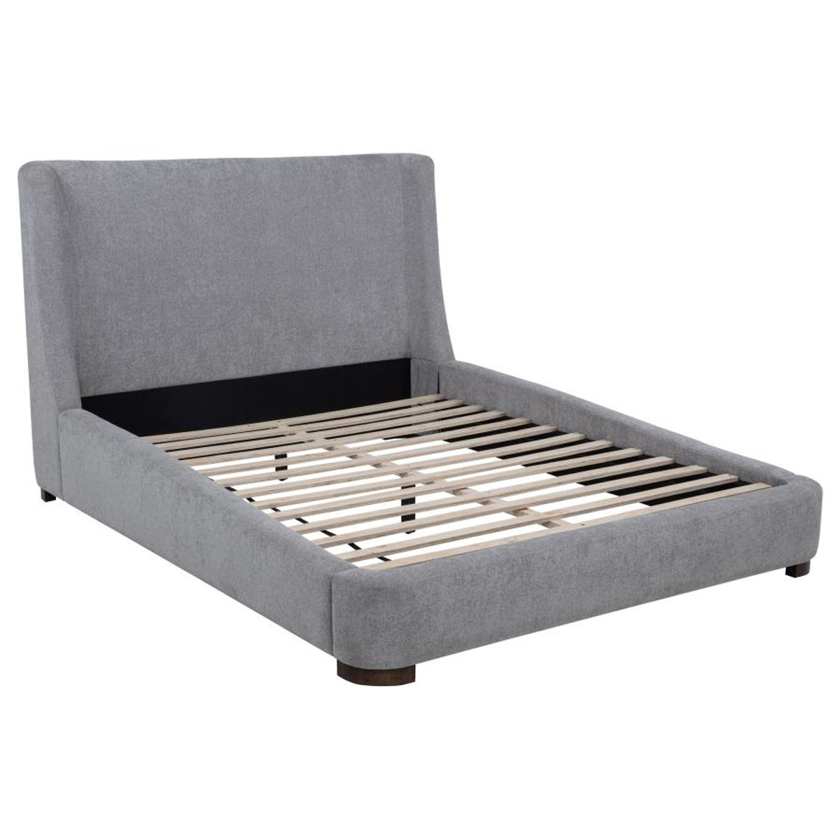 Rennes - Upholstered Wingback Platform Bed