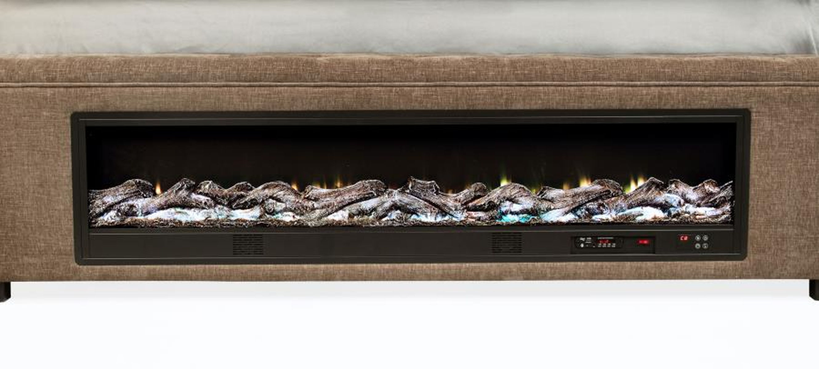 Senna - Upholstered Audio Flame Visualizer Bed - Image 19