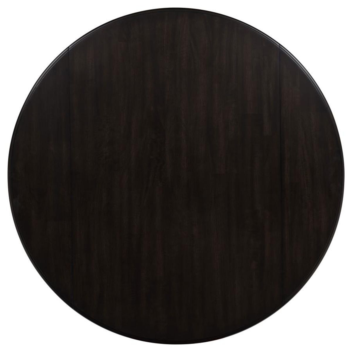 Catley - 5 Piece Round Drop Leaf Dining Table Set - Dark Coffee - Image 11