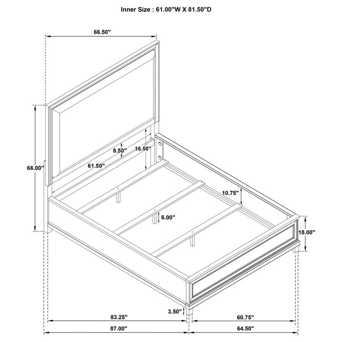Pembroke - Panel Bed - Image 2