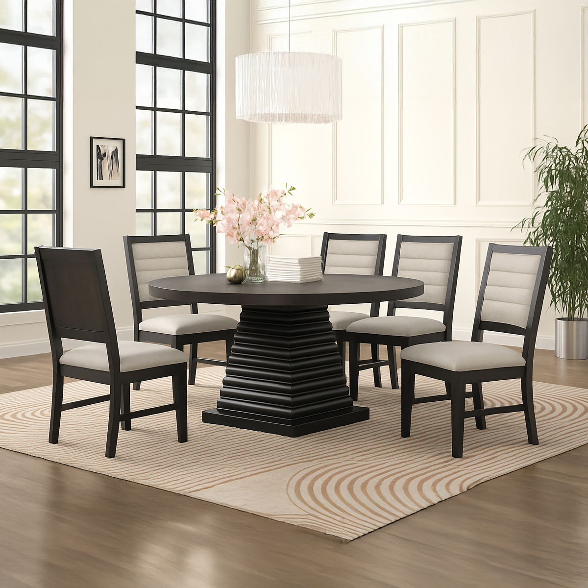 Plateau - 54" Round Dining Table Set - Image 4