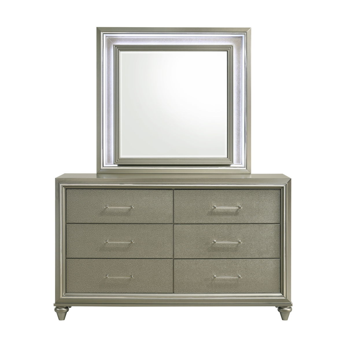 Lumina - Lighted Mirror - Silver - Image 7